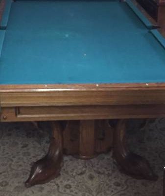 Dolphin Pool Table, Oversized, Custom, Game Room, Fine Furniture